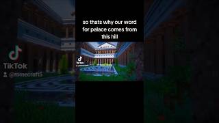 The palatine hill shorts archeology history minecraft ancientrome ancientcivilization [upl. by Atokad544]