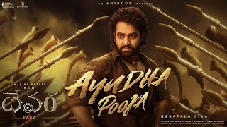 Ayudha Pooja full video song  Devara  JrNTR  Jhanavi Kapoor [upl. by Austin]