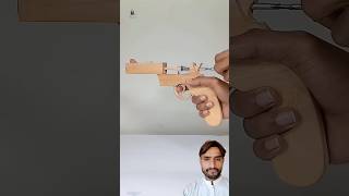 quotDIY Wooden Gun Craft  Easy Art Project Tutorialquot shorts [upl. by Errised]