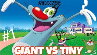 NEW OGGY ROBLOX 😀 Giant Vs Tiny Obby With Oggy and Jack [upl. by Einnej]