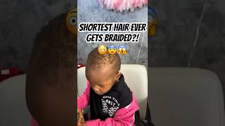 SHORTEST BRAIDS EVER😨😱😮  How Did She Grip That😨 [upl. by Asilanna]