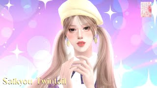 【MV full】最強ツインテール Saikyou Twintail  Parody MV  The Sims4 [upl. by Kordula]