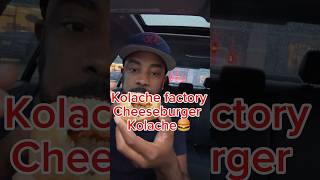 Kolache factory cheeseburger kolache [upl. by Carnay]