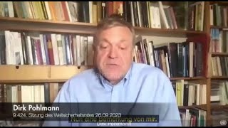 Dirk Pohlmann sprach am 2609 als Experte zum Nordstream Anschlag im Weltsicherheitsrat [upl. by Jehanna]