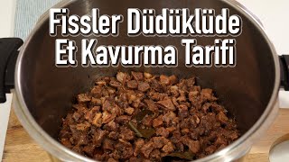 Fissler Düdüklüde Et Pişirme  Düdüklüde Et Kavurma Nasıl Yapılır Fissler Düdüklü Tencere Kullanımı [upl. by Midan]