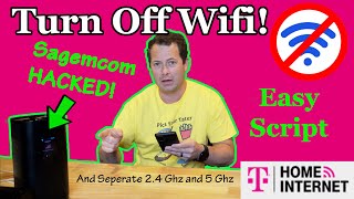 ✅ How To Turn Off Wifi TMobile 5G Home Internet Sagemcom Fast 5688W  Separate 24 amp 5 GHz [upl. by Haneeja]