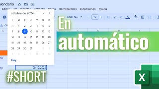 Cómo insertar CALENDARIOS en Google Sheets ¡mira qué fácil [upl. by Wymore]