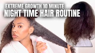 I tried a 10 MINUTE NIGHT Time Hair Routine for 2 WEEKS and Heres What happened [upl. by Llebpmac]