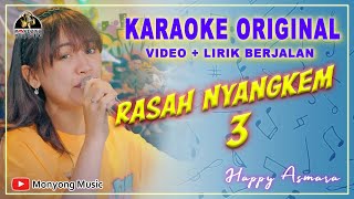 Karaoke Rasah Nyangkem 3  Happy Asmara  Rc Music Video Karaoke Original  Lirik Berjalan [upl. by Jaret]