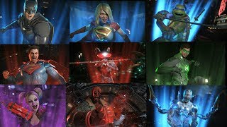 ALL SUPERMOVES WITH ALL DLC CHARACTERS  INJUSTICE 2 [upl. by Gwendolin640]