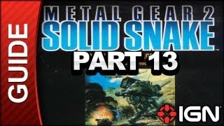 Metal Gear 2 Solid Snake MSX Walkthrough Part 13  Sewer Shortcut [upl. by Ojok]