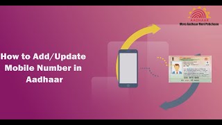 How to Update Mobile Number with Aadhaar [upl. by Joelie]