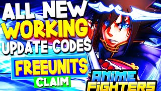 NEW ALL WORKING UPDATE 59 CODES FOR ANIME FIGHTERS SIMULATOR ROBLOX [upl. by Twila415]