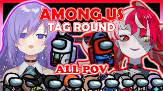 Part 2 Hololive ID X Holostars Among Us TAG ROUND ALL POV  IDStarAmU [upl. by Atal]