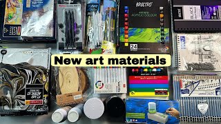 New art 😍 materials unboxing ✨ and review  Best art supplies for every artist [upl. by Adamik]