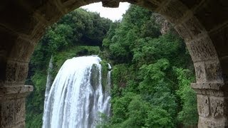 Marmore Wasserfall  165 Meter Höhe  Italien [upl. by Ellehcan]