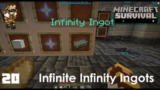 Lets Play Survival With Boomer Ep 20  Fully automated Infinity Ingots [upl. by Ahsilahs]