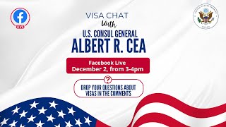 Visa Chat with US Consul General [upl. by Thedrick]