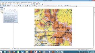 Georeferenciar una Carta Topografica en ArcGIS y Exportar al AutoCAD [upl. by Bobinette846]