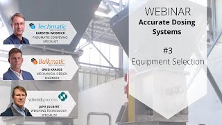 3 Equipment Selection  Techmatic Webinar on Accurate Dosing Systems [upl. by Dal]