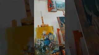 Still life painting experimental  stilllife art painting artwork acrylicpainting shorts [upl. by Notrem]