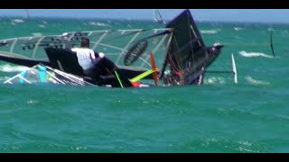 McDougall  McConaghy 2015 International Moth AustralianWorld Championships  Day 5 R47 [upl. by Petrick894]