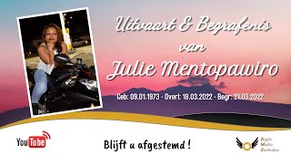 🔴 LIVE │ Uitvaart amp Begrafenis van Julie Mentopawiro 21032022 [upl. by Ettenil]