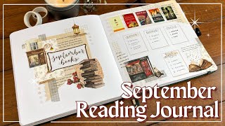 September Wrap Up  Reading Journal Spreads📖🕯️5 star reads monthly stats amp book spreads [upl. by Annonyw]