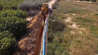 Proyecto de Modernización de Regadío en Librilla con tuberías de PVCO de Molecor [upl. by Pren]