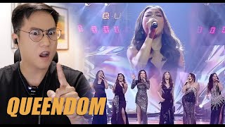 QUEENDOM  Mariane Osabel Birthday Prod  AllOut Sundays  SINGER REACTION [upl. by Tammara]