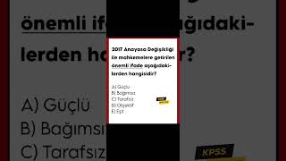 KPSS 2024 VATANDAŞLIKTAN FULL ÇEKTİREN SORULAR kpss2024 kpssgüncel kpsstarih kpsscografya yks [upl. by Balsam]