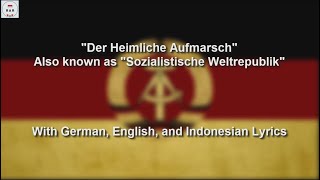 Der Heimliche Aufmarsch  East German Song  With Lyrics [upl. by Koo]