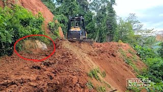 The CAT Dozer Operator Doing an Excellent Job Of Constructing a Plantation Road Full Video [upl. by Buffum]