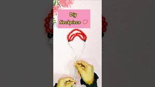 Diy beads necklace making tutorials🌸heavenskillsshortvideodiynecklace [upl. by Fern]