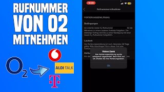 O2 Portierungserklärung Rufnummer von O2 zu anderem Anbieter mitnehmen [upl. by Erik566]