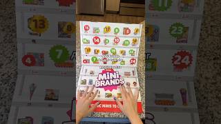 Mini Brands has an advent calendar minibrands adventcalendar adventcalendarunboxing miniature [upl. by Enyamrahc86]