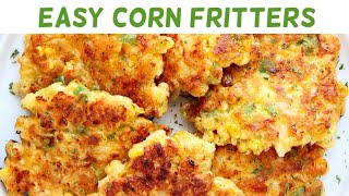 How To Make Old Fashioned Corn Fritters  Corn Fritters Recipe  Jiffy Mix [upl. by Mchugh]