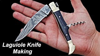 Amazing Laguiole Pocket Knife Making  RajputKnives [upl. by Beka]