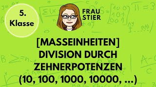 Dividieren durch 10 100 1000  Division durch Zehnerpotenzen [upl. by Nogam]