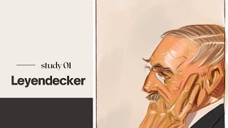 Leyendecker Study Clip Studio Paint [upl. by Namajneb397]