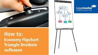 How to Economy Flipchart Triangle Dreibein aufbauen [upl. by Honora483]