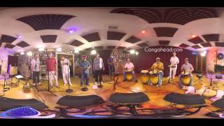 Congahead 360 Roman Diaz Afro Cuban Ensemble [upl. by Krock341]