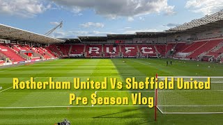 Rotherham United 10 Sheffield United Pre Season Vlog [upl. by Jasun]