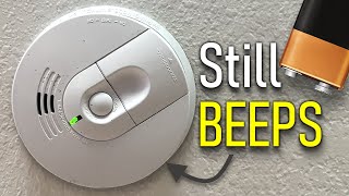 Smoke Detector Still Beeps After Battery Replaced [upl. by Monique]