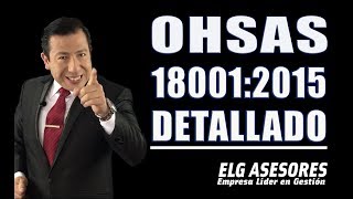 🔴SEGURIDAD Y SALUD OCUPACIONAL OHSAS 18001 LEY 29783🔴 Interpretación por Bertrand Reto ELG ASESORES [upl. by Janice]