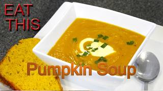 Creamy Curried Pumpkin Soup  Creamy Spicy and Perfect for Fall [upl. by Ahsieat]