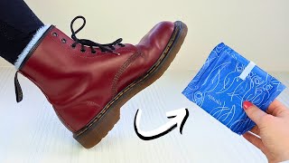 How to Break in Doc Martens PAINLESSLY for FREE amp overnight method [upl. by Laram]