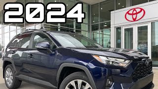 2024 TOYOTA RAV4 XLE PREMIUM in Blueprint  Whats new whats different what changed in description [upl. by Purity167]