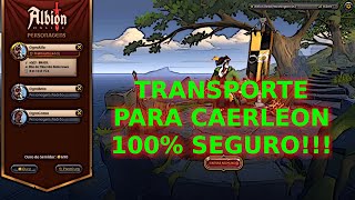 Transporte para Caerleon 100 seguro  Albion Online [upl. by Emirac]