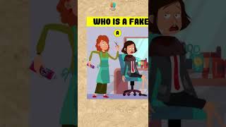 Who is a Fake Hairdresser 💇‍♂️  Riddle of the Day  Shorts Riddles Quiz Enigmas Genius quiz [upl. by Iatnohs]